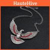Etnisk Stil Legeringsörn Halsband med Strassdekoration för Kontorskläder