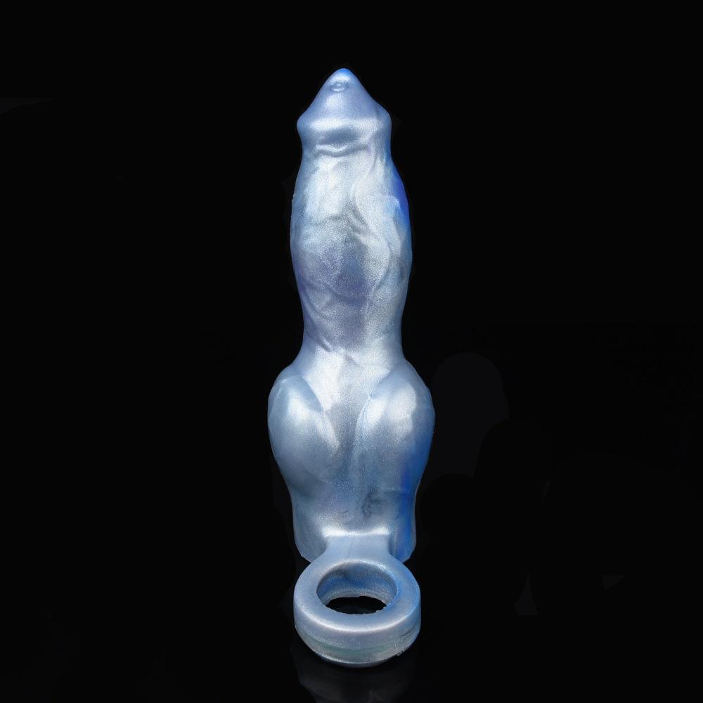 Male Penis Condom Soft Silicone Lengthen Enlarge Dildo Adult Sex Toys Gay Femdom Pegging Realistic Cock Strap On Dick