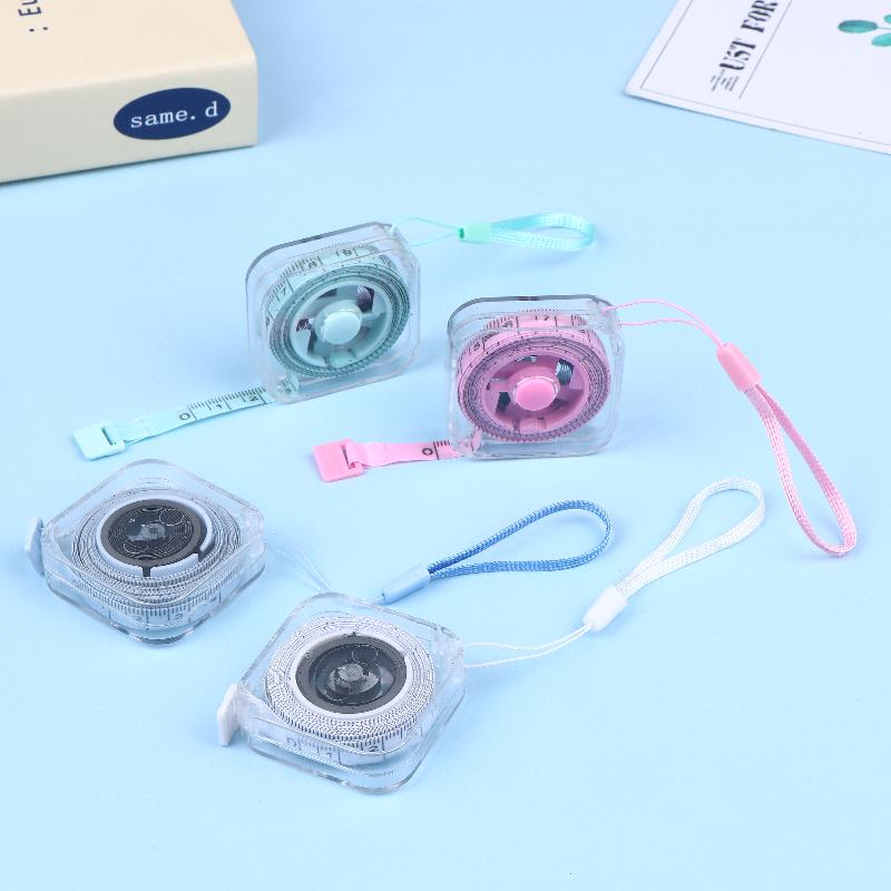 2-Meter Mini Metrisch Und Imperial Langlebiges Maßband Multifunktional Und Hochpräzise Haushalts Schrumpf-Maßband