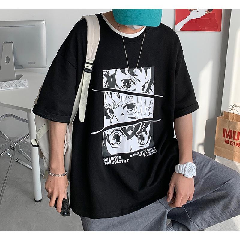 thumbnail image 2 of Boy's Letter Graphic T-Shirt - Short Sleeve Crew Neck Summer Tee 2 of 12