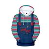 Neuer bedruckter Kapuzenpullover mit Reißverschluss-Cardigan für Herren und Damen, Herbst- und Winterjacke, kurzärmeliges T-Shirt