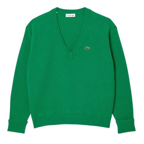 Lacoste Womens/Ladies Carded Moss Stitch Relaxed Fit Jumper