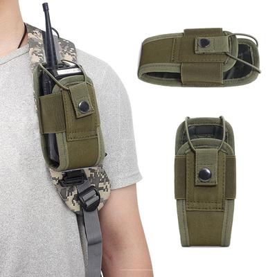 Outdoor Tactical Army Fan Walkie Talkie Bag Multifunctional Mobile Phone Bag Tactical Waist Bag Walkie Talkie Protective Cover