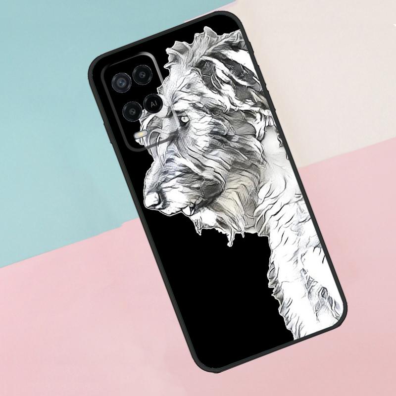 Irish Wolfhound Dog For Oppo A16 A76 A96 A15 A80 A60 A40 A94 A54 A98 A78 A18 A38 A58 A17 A77 A74 A57S Phone Case