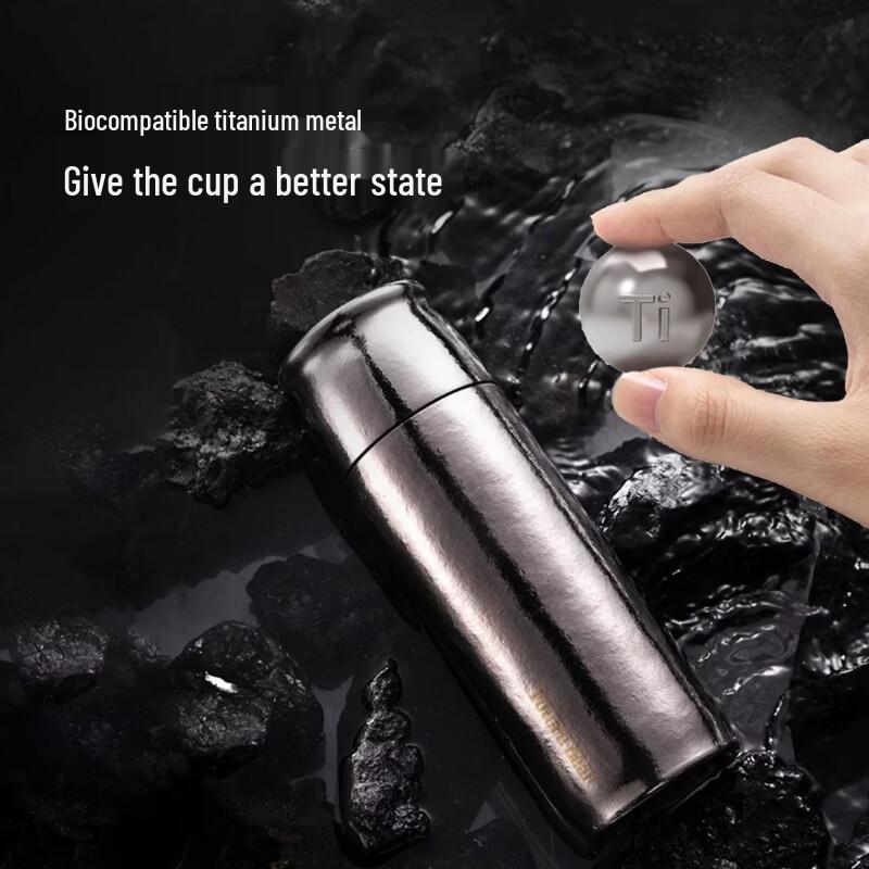 QUANGE Pure Titanium Insulated Water Bottle 420ml