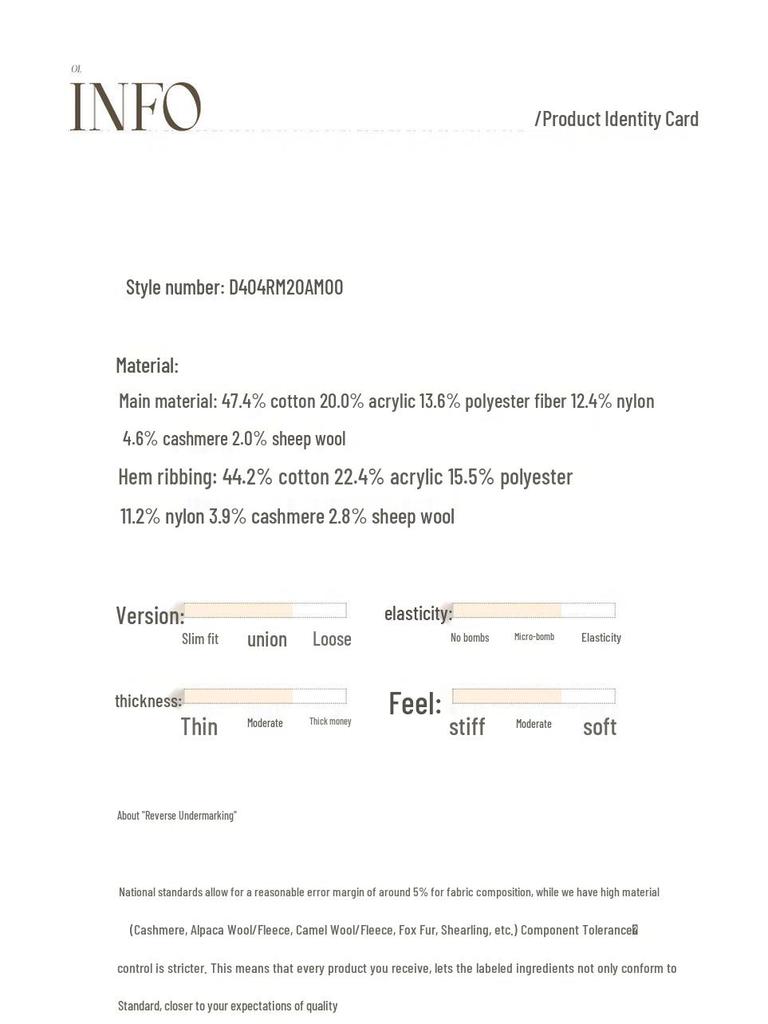 Sancai Contrast Letter Round Neck Knitted Sweater