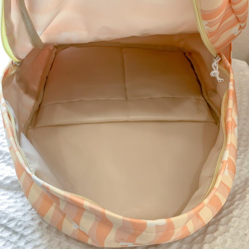 Студенческая школьная сумка с цветочным принтом — фото 8