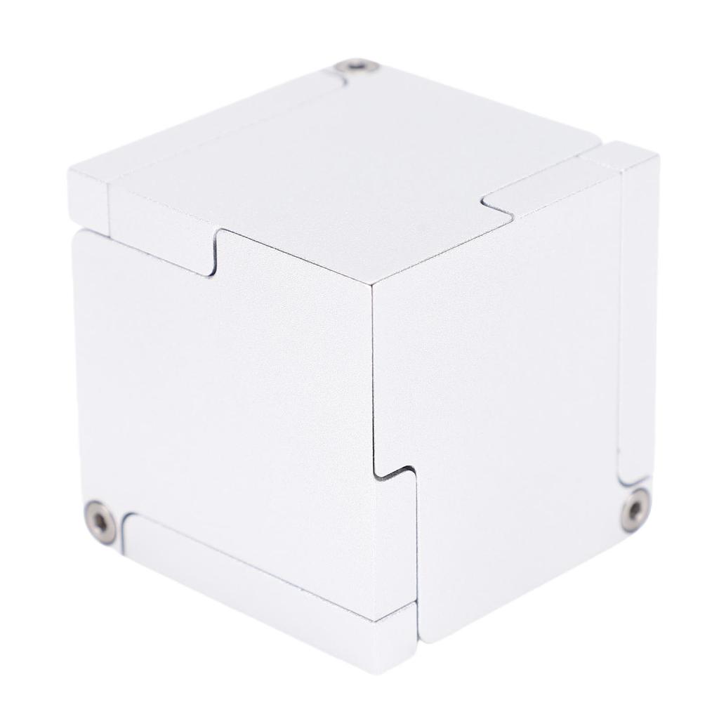 Boîte à bague cinétique Alliage d'aluminium Magnétique Pliante Étui à bijoux pour bague Support pour bague de fiançailles pour