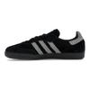 adidas Samba ADV Black Grey Unisex Sneakers Core-Black Grey-Four Gold-Metallic IH3348