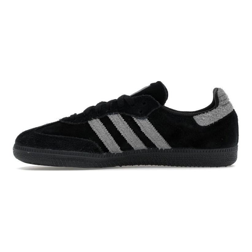 adidas Samba ADV Black Grey Unisex Sneakers Core-Black Grey-Four Gold-Metallic IH3348