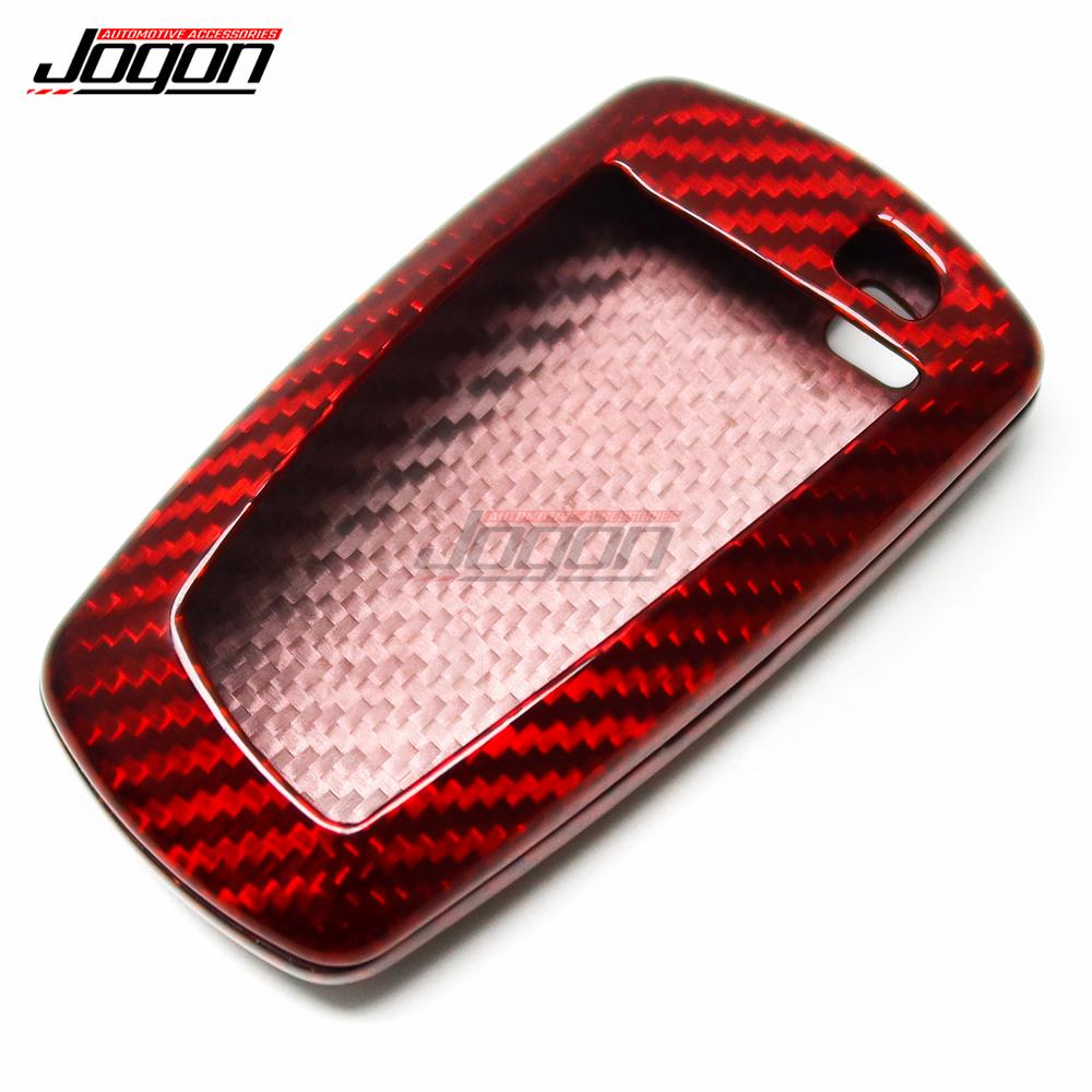 Carbon Car Remote Smart Key Case Key Fob Holder Cover Trim For BMW 3 4 5 6 7 Series F30 F32 F10 F06 F01 F87 F80 F12 2013-2018