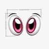 Self-Adhesive Eye Stickers Residue Free 170PCS Cute Patterns for DIY Handmade Craft Scrapbooking Toy Model Decor Kids Art Class Use