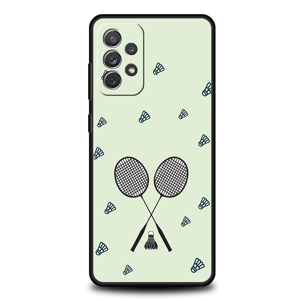 Phone Case For Samsung Galaxy A17 A15 A13 A51 A71 A41 A31 A21S A07 A03S A05 A35 A55 A23 A25 A33 A53 A73 5G Cover badminton