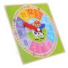 Wooden Teaching Clock Math Learning Teaching Clock Learning Time Clock Toy 25-26s