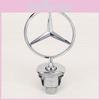 Emblemă Cromată Originală Mercedes Benz Stea în Picioare Capotă Pentru Modelele W123 W126 W201 W124
