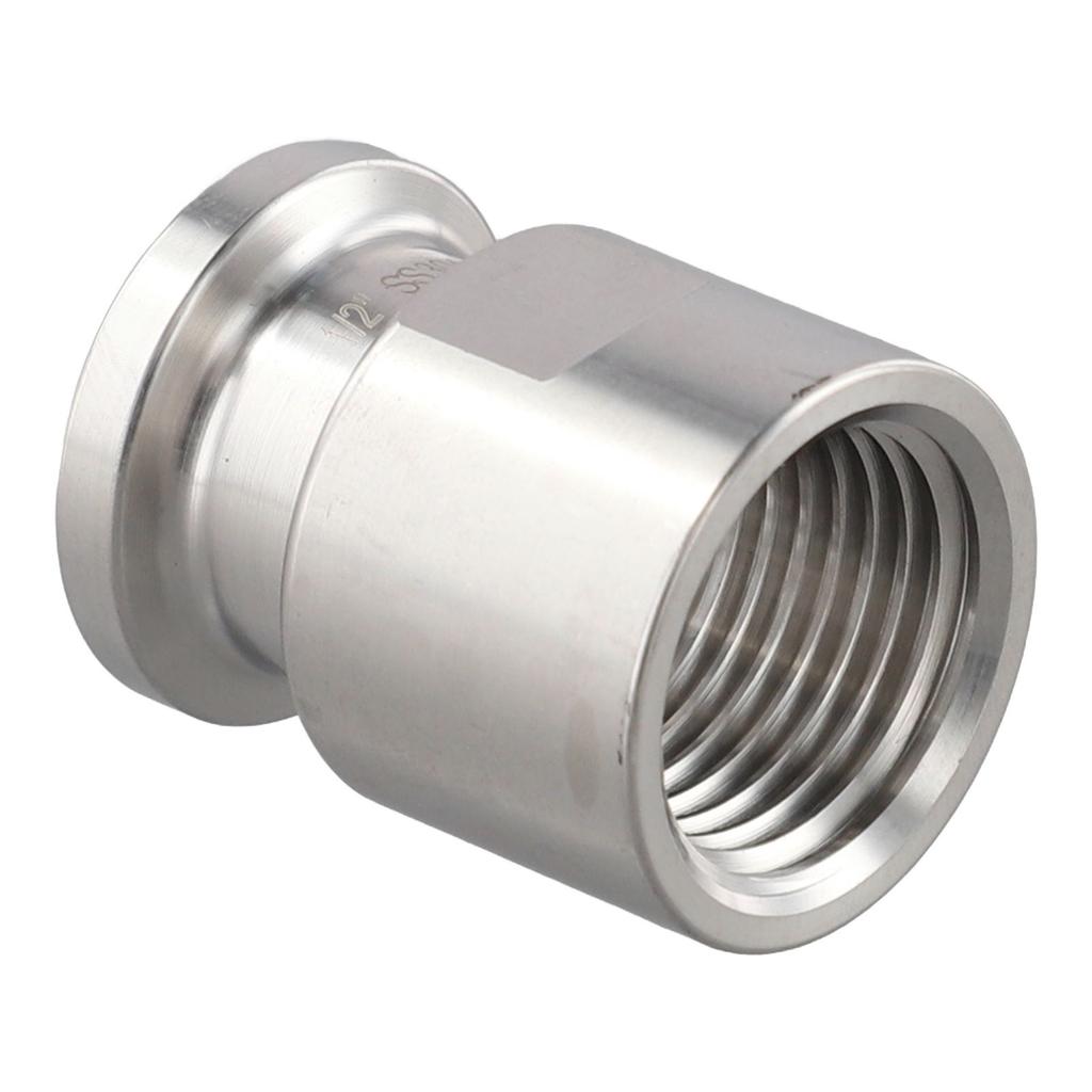Industrial Grade Tri Clamp Connector with NPT Female Thread and Accurate 25 4mm Ferrule Size in Stainless Steel