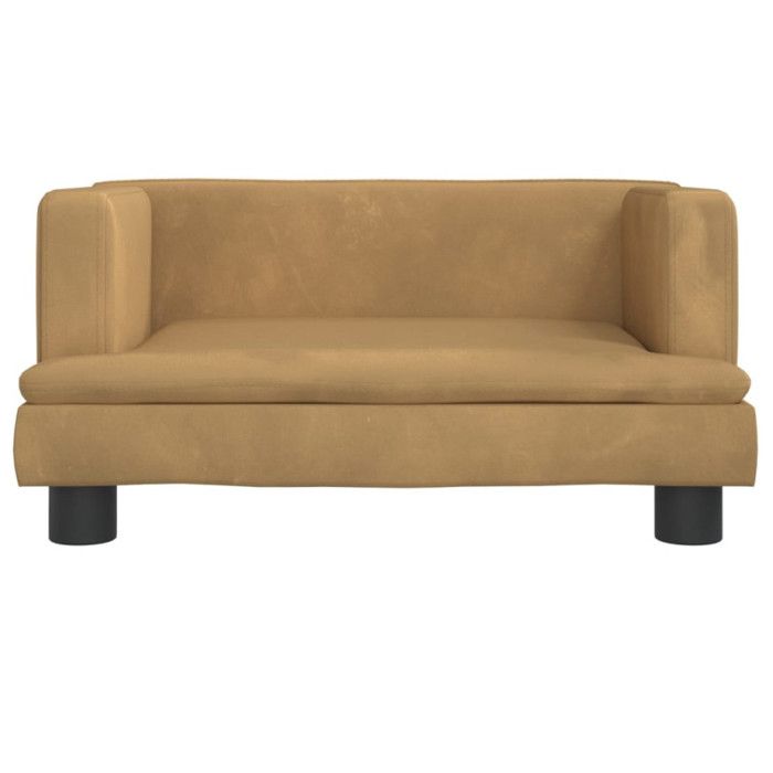 VidaXL Children's Sofa Brown 60x40x30 Cm Velvet, Mini Sofa, Mini Sofa Chair, Mini Sofa for Children, Sofa of 3196322