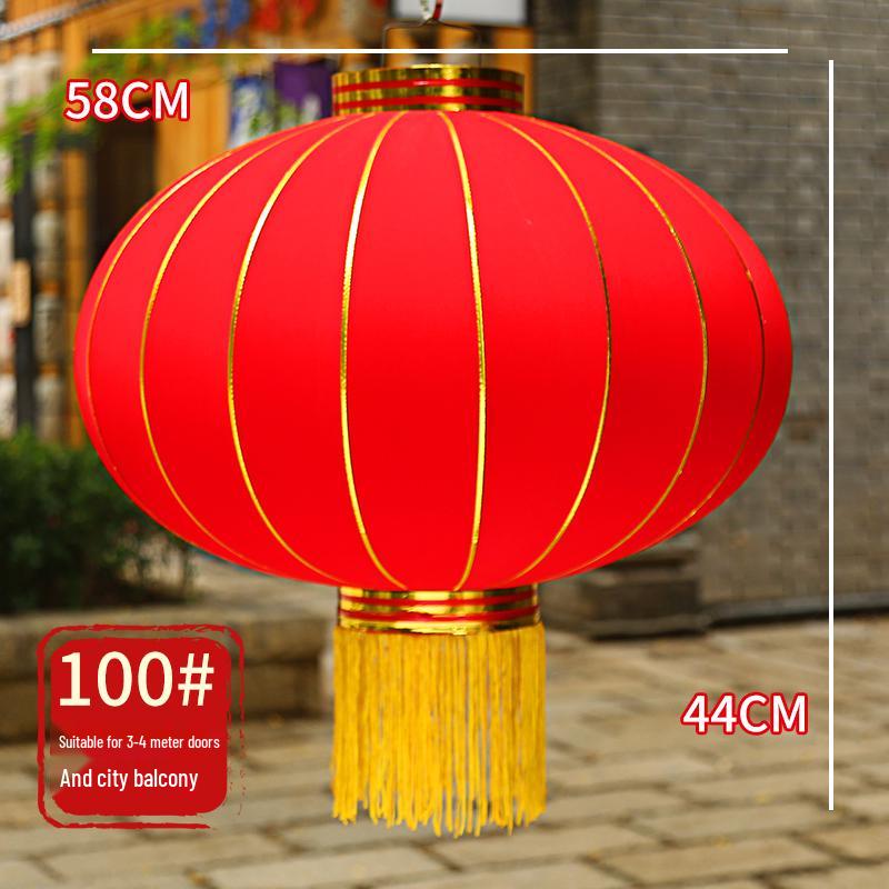 New Year Red Lantern: Waterproof Hanging Ornament for Spring Festival & Housewarming Decor