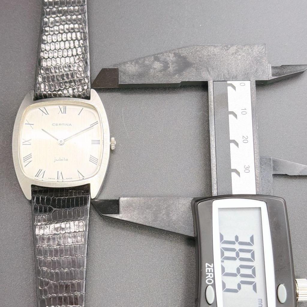 Used [Rare/Good Condition] Certina Jubilee C Line Gray Manual Winding Men's Watch