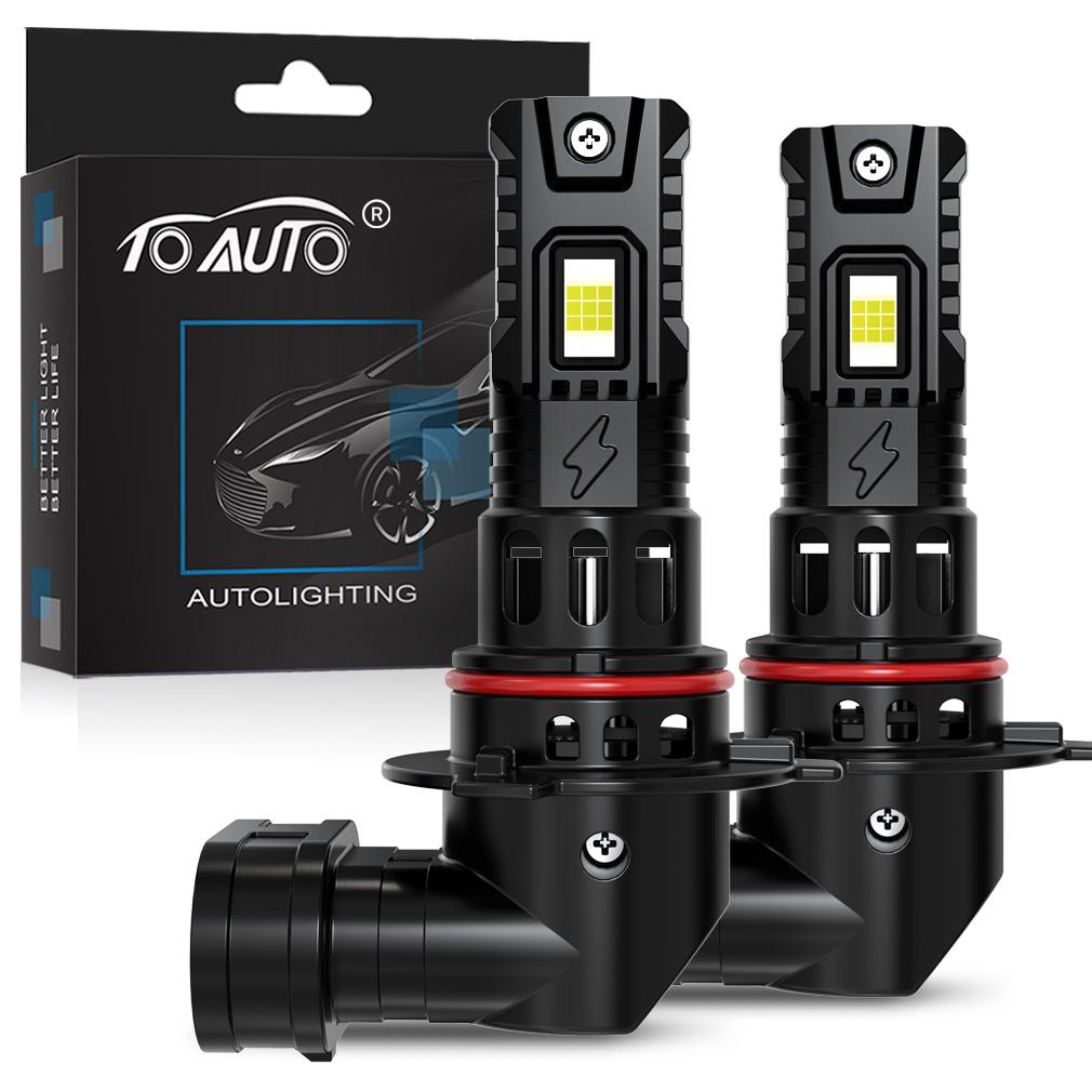 

TOAUTO H4 LED Light 100W 20000LM 9005 9006 H11 H7 LED Headlight Canbus 36 CSP Car High Close Lamps Auto With Fan Turbo Lights HB4 9006