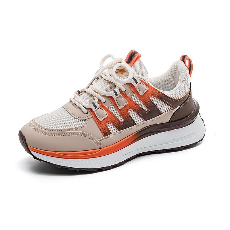 

Кроссовки мужские и женские осенние новые парные ретро повседневные туфли на платформе папины туфли женские кроссовки 40 оранжевый