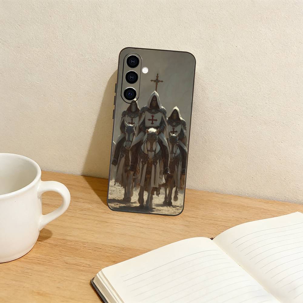 Crusaders T-Templar K-Knight  Phone Case For Samsung Galaxy A73,A72,A71,A70,A53,A52,A51,Others Soft Black Cover Samsung a31