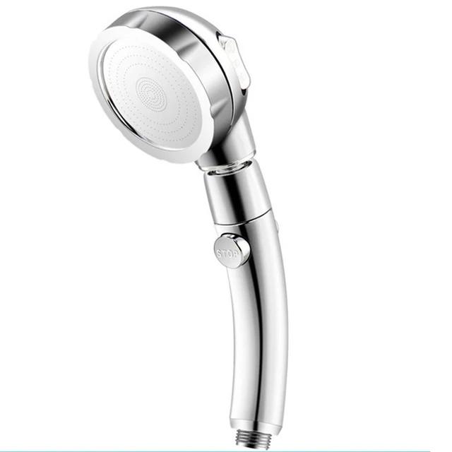 Hochdruck-Badezimmer-Duschkopf, 3 Modi, einstellbar, wassersparend, Regen, Luxus, Home, Hotel, Silber, Sprayer, Badezimmer-Zubehör