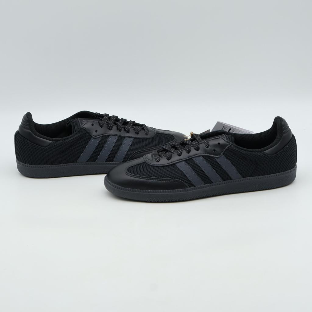 JR0901 Adidas Originals Samba OG Core Black Carbon Silver Metallic (Men's)