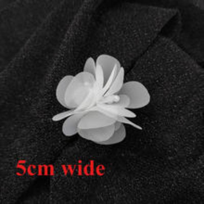 10Pcs Flower Embroidered Patch Lace Applique Diy Lace Fabric Trim For Wedding Birthday Party Event Diy Gift Decoration Craft