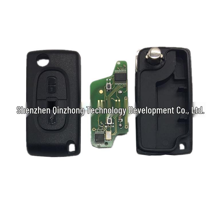 Peugeot 2-Button Remote Key: 0523 ASK, 433MHz, 7941 Chip
