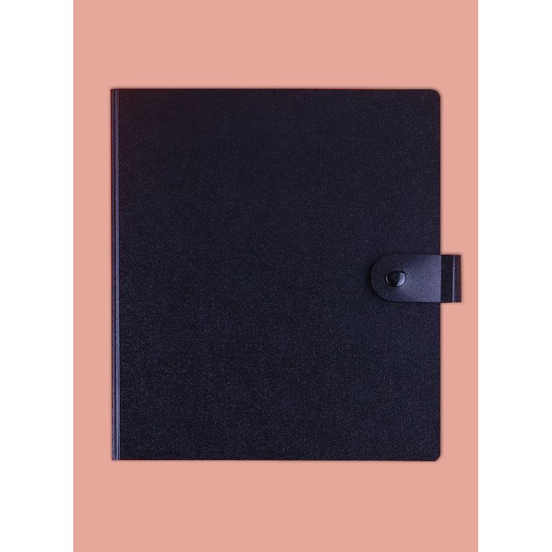

A4/A5 Neutral HD Protecting Bag Loose-Leaf Document Holder Folder Inspection Sheet Storage Book Award Collection Book A4 Button Clip - 1 Single Shell
