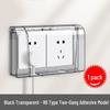 Double Gang 86 Type Waterproof Socket Cover