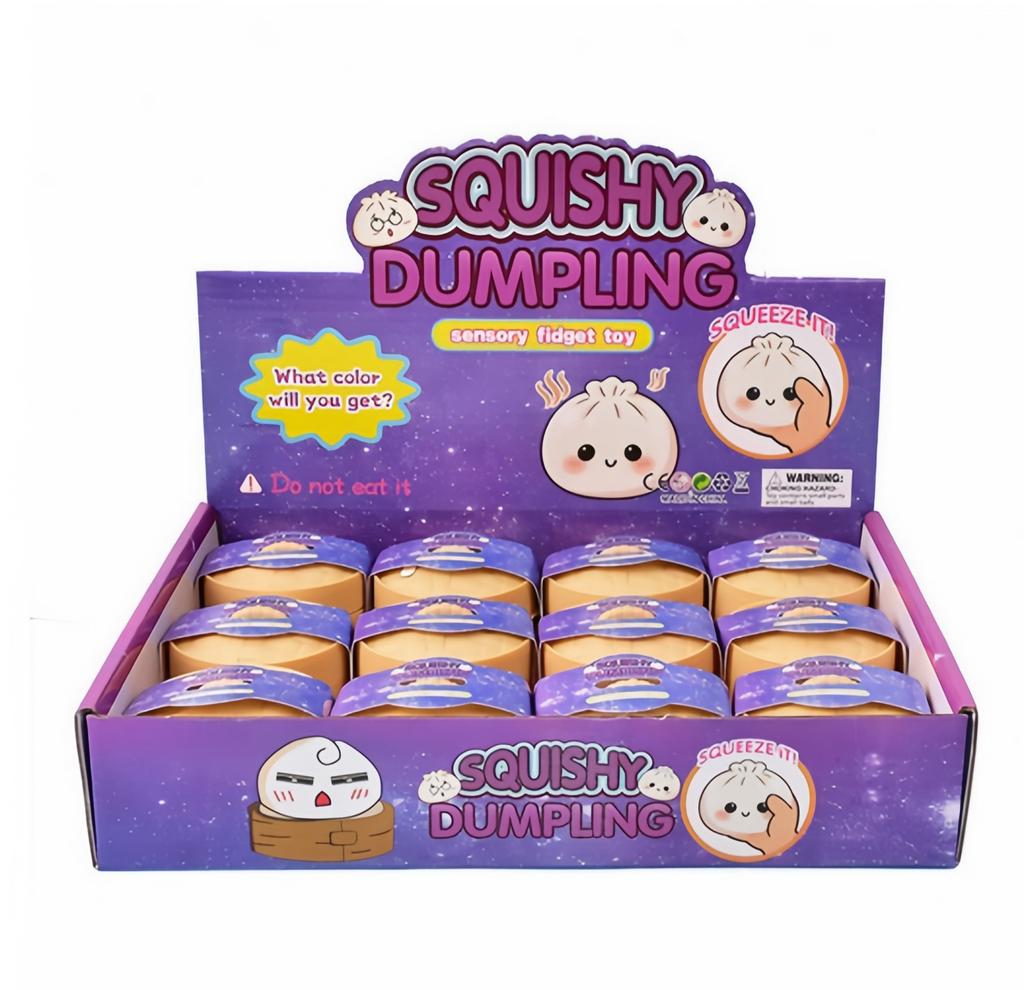 Glittery Squishy Toy, Realistic Bun-Shaped Stress Relief Toy, Cute Slow-Rebound Food-Themed Blind Box, Stress-Relief Gadget