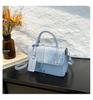 Niche bag women's new summer versatile shoulder messenger bag splicing portable small square bag