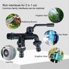 Anti-Freeze Brass Garden Hose Faucet Dual Outlet Washing Machine Bibcocks  Household