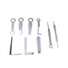 1 Set Precisions Sized Brass Instrument Repair Tools Featuring Tool from 20mm to 142mm Such as 105mm Hook for Accurate Adjustments