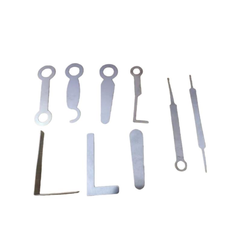 1 Set Precisions Sized Brass Instrument Repair Tools Featuring Tool from 20mm to 142mm Such as 105mm Hook for Accurate Adjustments