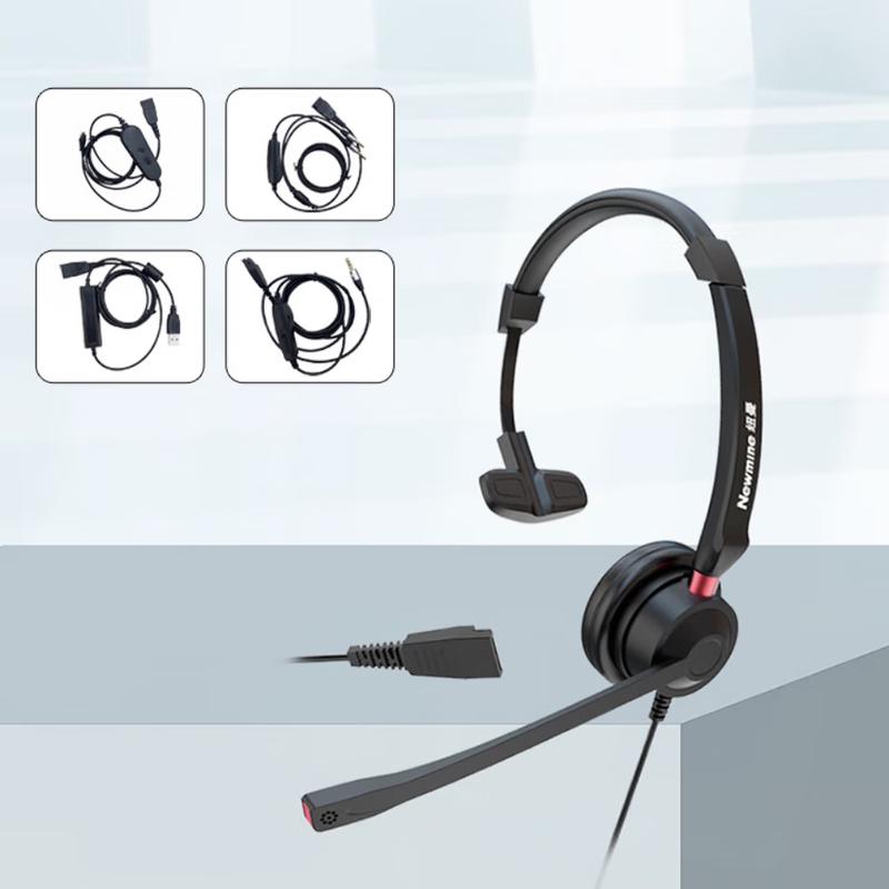 

Newmine NM-HW540SX Single-Ear Call Center Headset (CN version)