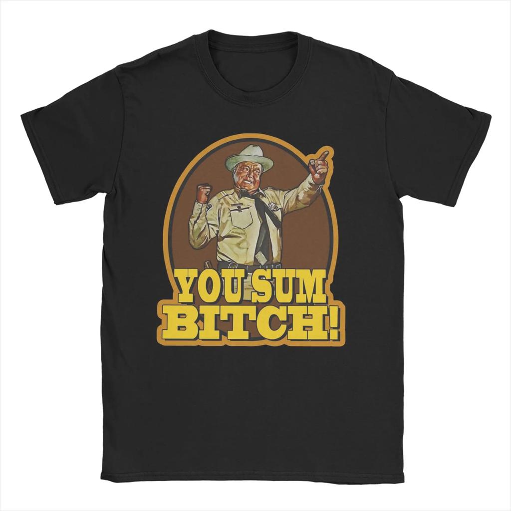 Men Women's T-Shirts The Glory Smokey and The Bandit Car Movie Art Cotton Tee Shirt Short Sleeve T Shirts Round Neck Tops