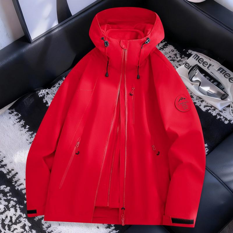 Men Women Waterproof Windproof Hiking Camping Outdoor Jacket With Removable Fleece Liner Winter Use