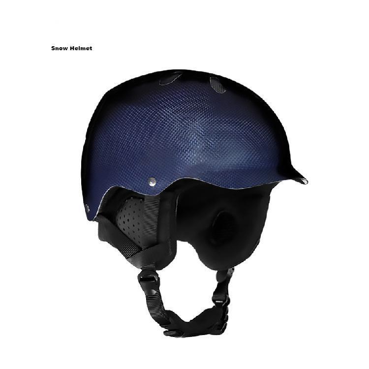 PSHM-014 Ski Helmet Carbon Fiber Bluetooth Winter Sports Helmet Skating Skateboard BMX Cycling