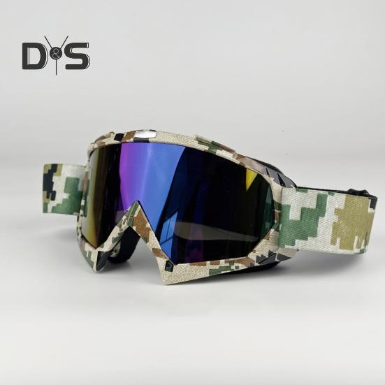Outdoor Cycling Glasses with Elastic Band UV Protection Windproof Lightweight Men Women Skiing Snowboarding Motorcycle Bike Sports Goggles Eyewear