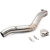 Stainless Steel Motorcycle Exhaust Muffler Motorcycle Exhaust Vent Middle Link Pipe for Benelli TRK 502
