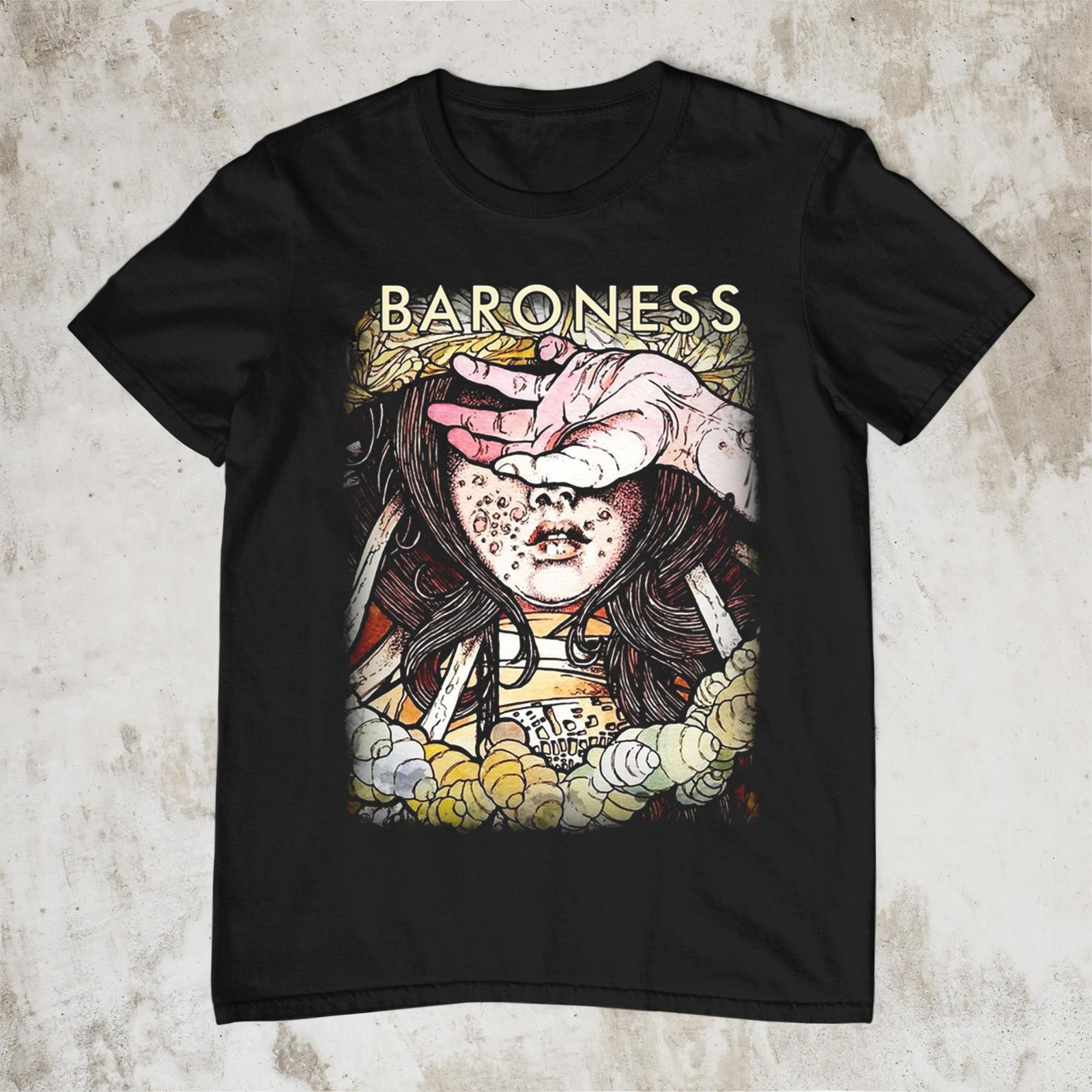 NEW Rare Baroness Band Short Sleeve Black All Size GifT-shirt XXXXL