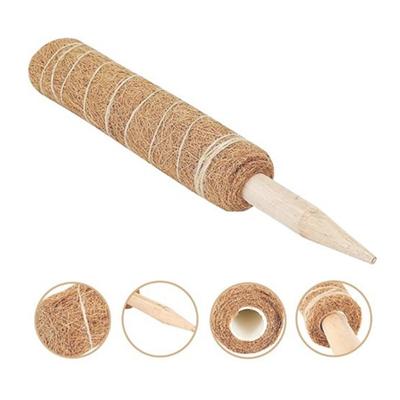 4 Stück 450 mm Kokosfaser-Totempfahl, Moosstab, Faserpflanze, Kletterpflanze, Unterstützung, Totempfahl für Pflanzen