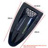For Vauxhall Opel Astra H J Corsa C D ignia Meriva Engine Hood Vent Louvers Air Scoop Bonnet Vent Air Intake Cover Carbon
