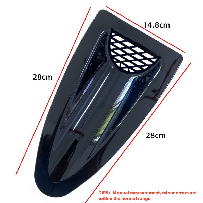 For Vauxhall Opel Astra H J Corsa C D ignia Meriva Engine Hood Vent Louvers Air Scoop Bonnet Vent Air Intake Cover Carbon