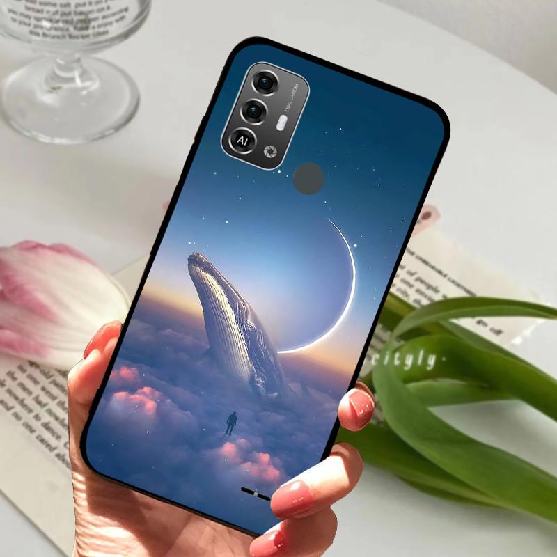 Für ZTE Blade A53 Pro Hülle Stoßfest Weiches TPU Silikon Handyhülle Für ZTE Blade A53 Pro Funda A53Pro Capa Cartoon Schalen