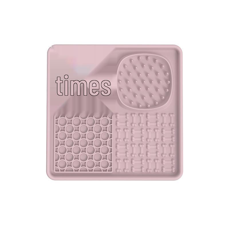 Tapete de Silicone para Lamber para Animais de Estimação Alimentador Lento para Cães com Ventosa
