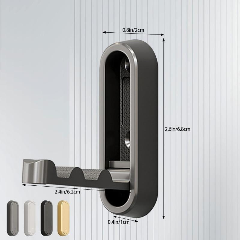 Goldene Faltbare Haken zum Aufhängen an der Wand, Metall Schwerlast Wandhaken Platzsparend für Handtuch, Mantel, Tasche, Saug-Haken ohne Bohren für Badezimmer, einfache Installation